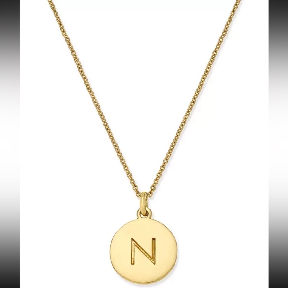 Kate Spade New York Initial Pendant Necklace N Gold